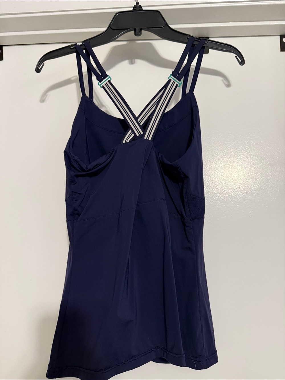 Fila Navy Blue Strappy Tank Top with Contrast Straps